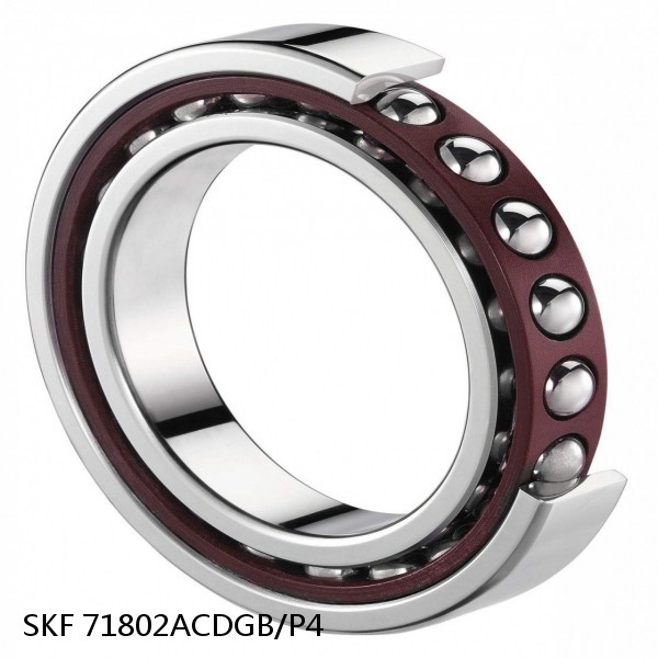 71802ACDGB/P4 SKF Super Precision,Super Precision Bearings,Super Precision Angular Contact,71800 Series,25 Degree Contact Angle