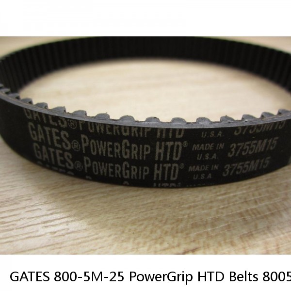 GATES 800-5M-25 PowerGrip HTD Belts 8005m25, New #1 small image