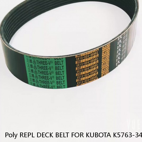 Poly REPL DECK BELT FOR KUBOTA K5763-34710  K5763-34711 60" DECKS RCK60-30B de #1 small image
