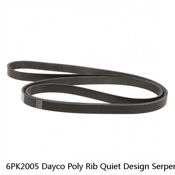 6PK2005 Dayco Poly Rib Quiet Design Serpentine Belt Free Shipping Free Returns #1 small image