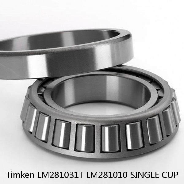 LM281031T LM281010 SINGLE CUP Timken Tapered Roller Bearing #1 image