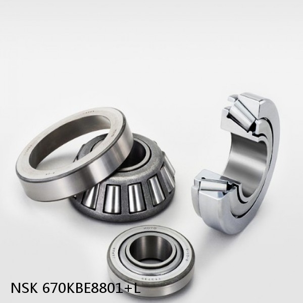 670KBE8801+L NSK Tapered roller bearing #1 image