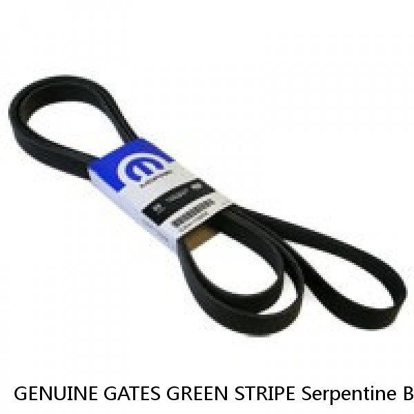 GENUINE GATES GREEN STRIPE Serpentine Belt Gates K080605 #1 image