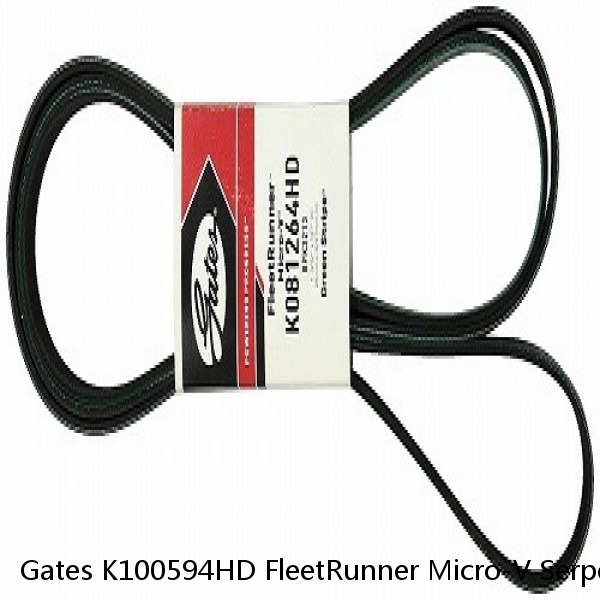 Gates K100594HD FleetRunner Micro-V Serpentine Drive Belt #1 image