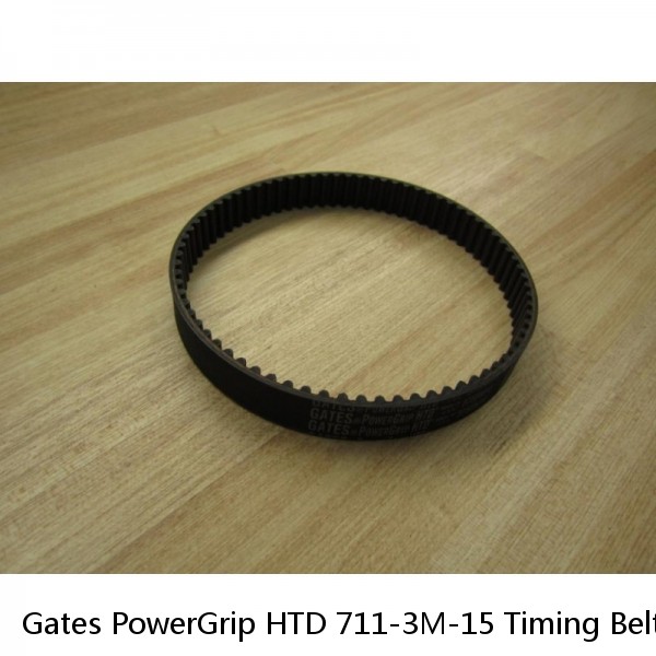 Gates PowerGrip HTD 711-3M-15 Timing Belt - USED #1 image
