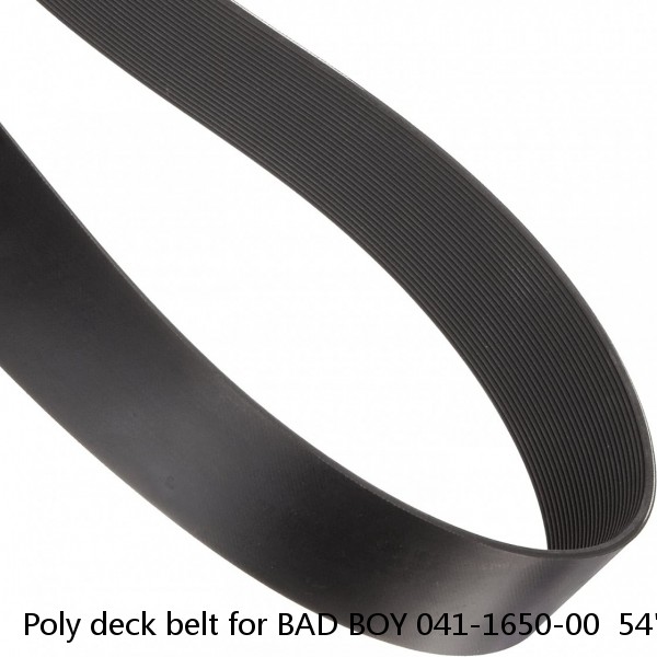 Poly deck belt for BAD BOY 041-1650-00  54" & 60" decks Outlaw ZT2700 CZT PUP #1 image