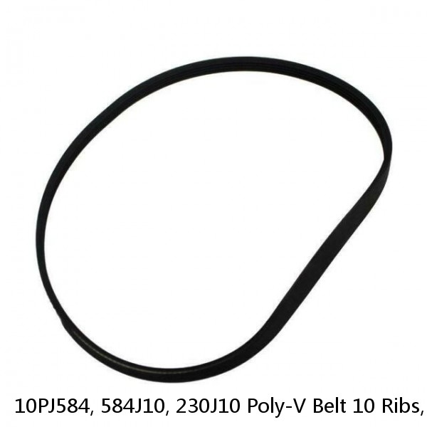 10PJ584, 584J10, 230J10 Poly-V Belt 10 Ribs, 584mm, 23" Long #1 image