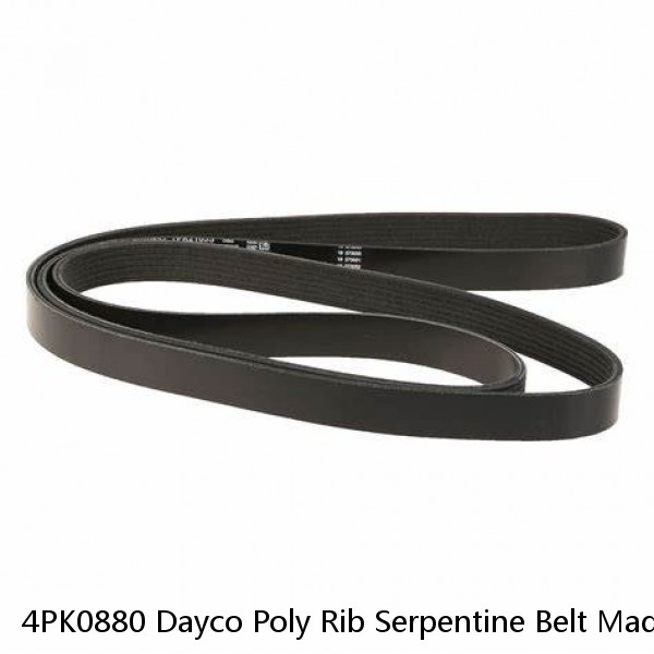4PK0880 Dayco Poly Rib Serpentine Belt Made In USA Free Shipping #1 image